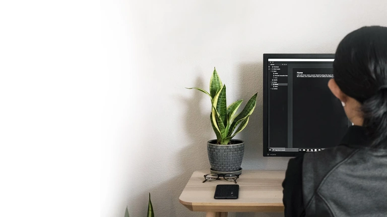 IEC identity applied to a bright office environment and monitor